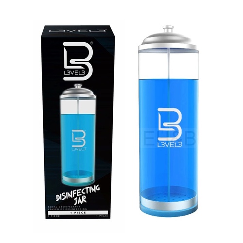L3VEL3 Acrylic Disinfecting Jar - 1 Litre