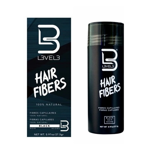 L3VEL3 Thickening Hair Fibers 27.5g - Black Level 3