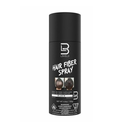 L3VEL3 Hair Fiber Spray 125g - Black L3VEL 3 