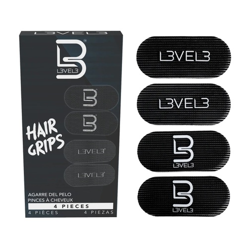 L3VEL3 Barber Hair Grips - 4 Pack