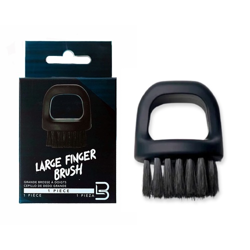 L3VEL3 Professional Barber Knuckle Finger Fade Brush - Black