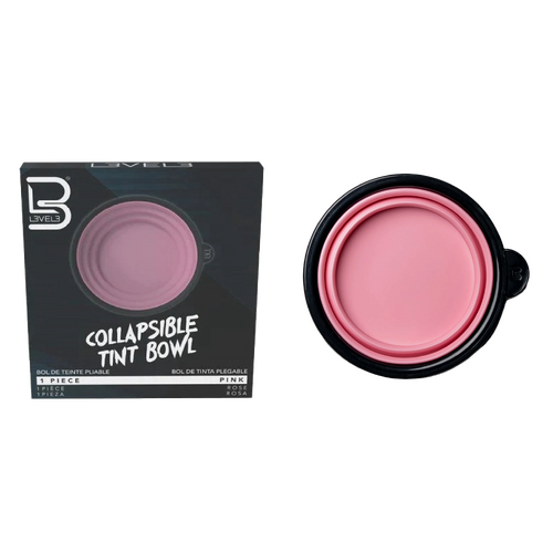 L3VEL3 Professional Collapsible Colour Tint Mixing Bowl - Pink