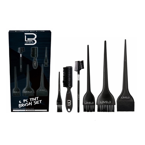 L3VEL3 Colour Tint Applicator Brush 6 Piece Set