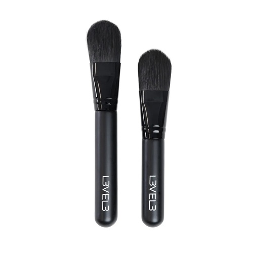 L3VEL3 Facial Mask Skincare Applicator Brush 2 Piece Set