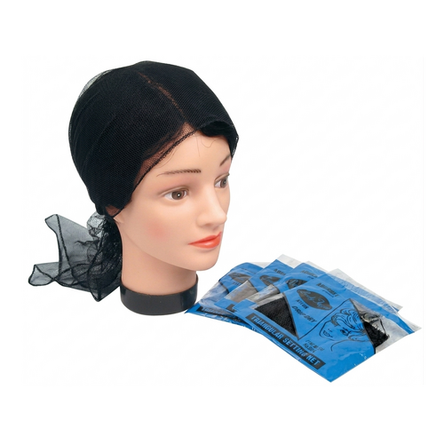 Lady Fayre Fine Mesh Triangular Setting Hair Net - Black