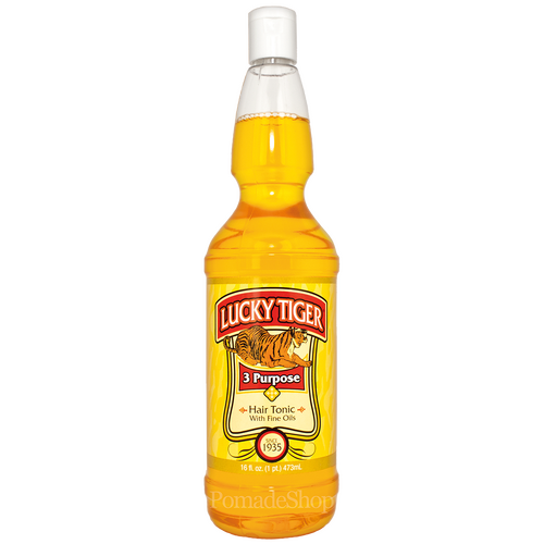 Lucky Tiger Three Purpose Hair Tonic With Fine Oils 473ml