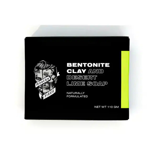 Modern Pirate Bentonite Clay and Desert Lime Soap 110g