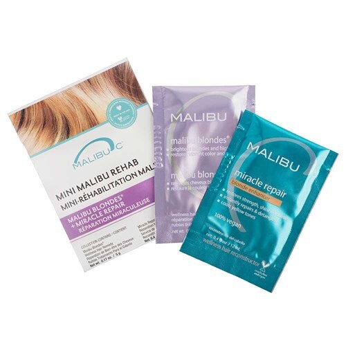 Malibu C Mini Malibu Rehab BLONDES Treatment 1 x 5g 1 x 12ml