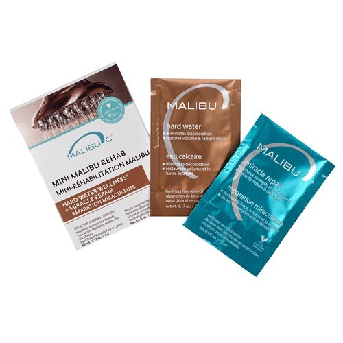 Malibu C Mini Malibu Rehab Hard Water Treatment 1 x 5g 1 x 12ml