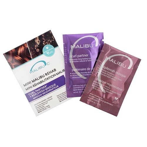 Malibu C Mini Malibu Rehab Curl Partner Treatment 1 x 5g 1 x 12ml