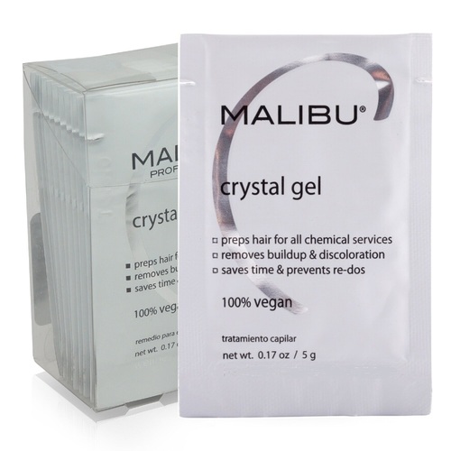 Malibu C CRYSTAL GEL Hair Treatment 12 x 5g Sachet Pack
