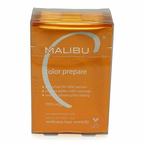 Malibu C HAIR COLOUR COLOR PREPARE Treatment BOX 12 x 5g Sachet 
