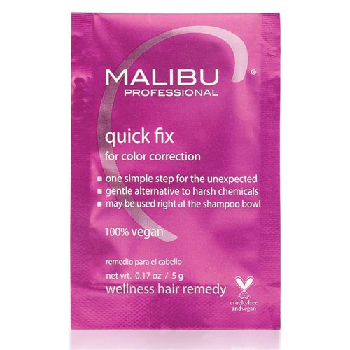 Malibu C QUICK FIX Hair Treatment 1 x 5g Sachet 100% Vegan