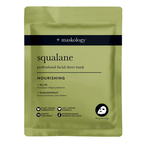 + Maskology Squalane Professional Facial Sheet Mask - Nourishing