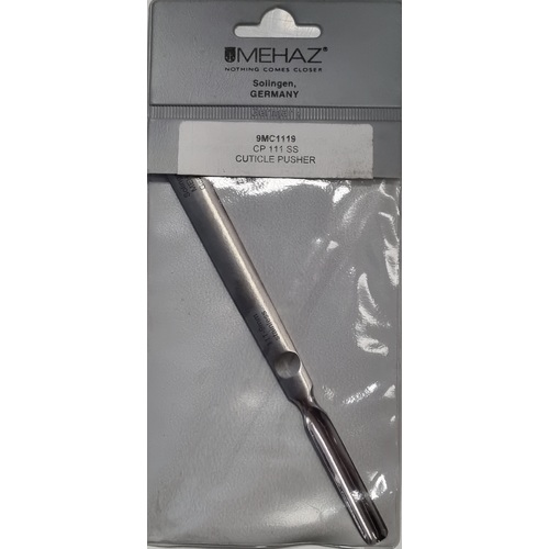 MEHAZ Professional Stainless Steel Cuticle Pusher Made In Germany