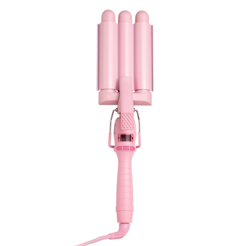 Mermade Pro The Mini Hair Waver 25mm PINK Triple Barrel Hair Curler