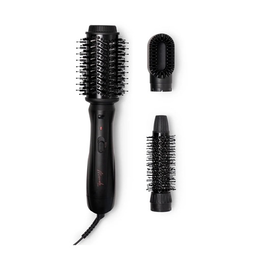 Mermade Interchangeable Blow Dry Brush in Black Detachable Dryer