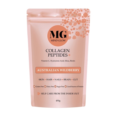 Mind Glow Collagen Peptides + 450g Powder
