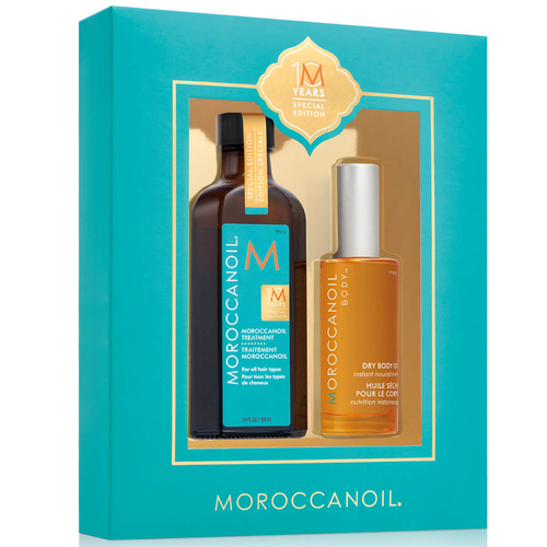 Moroccan Oil 10 Year Special Edition 100ml Moroccanoil Treatment & Dry Body Oil