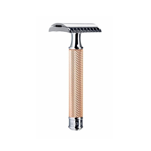 Muhle R 41 Traditional Open Comb Safety Razor - Rose Gold Handle