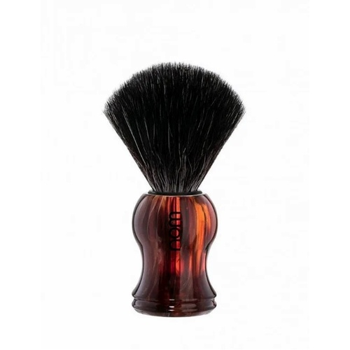 Muhle Nom Shaving Brush - Black Fibre - Havanna Handle Shave
