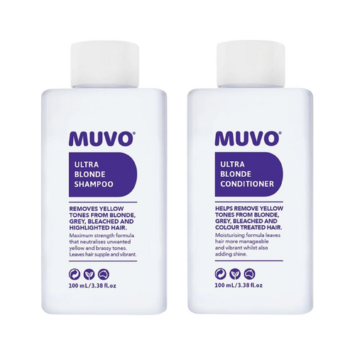 MUVO Petite Pair Ultra Blonde Shampoo & Conditioner 100ml Duo