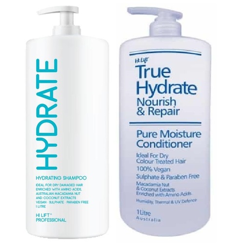 Hi Lift True Hydrate Nourish & Repair Shampoo & Conditioner 1000ml / 1Litre