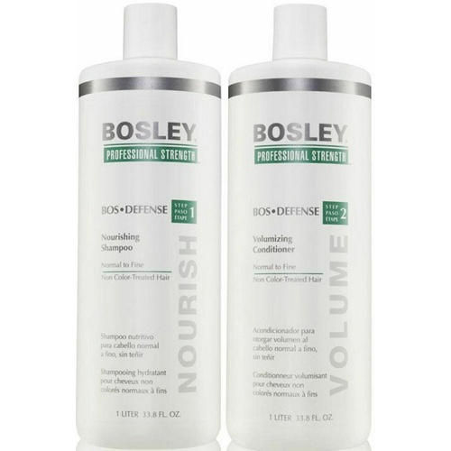 BOSLEY BOS DEFENSE Shampoo & Conditioner 1000ml 1 Litre BOSDEFENSE Hair Thining