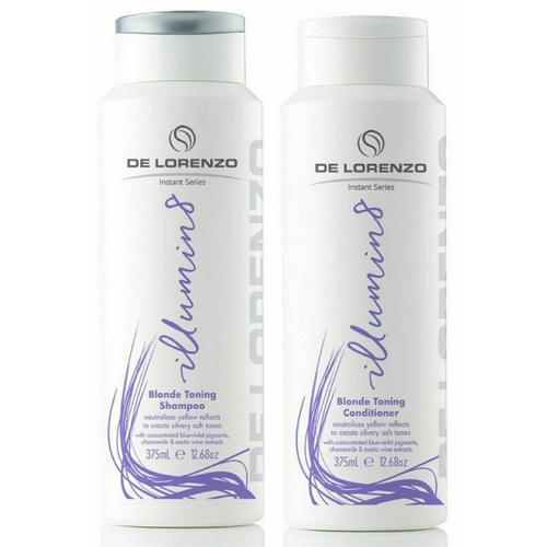 De Lorenzo Instant Illumin8 Shampoo & Conditioner 375ml Duo