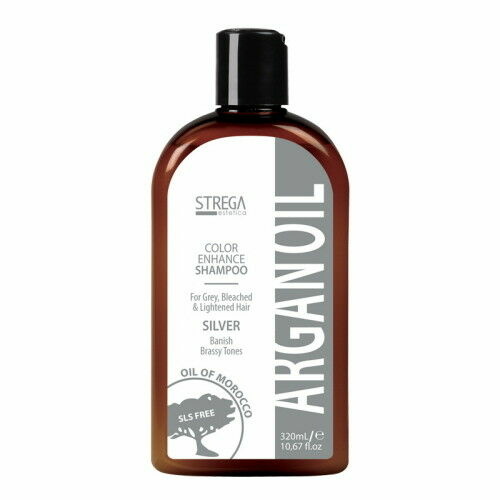 Strega Estetica Argan Oil Color Enhance Silver Shampoo 320ml