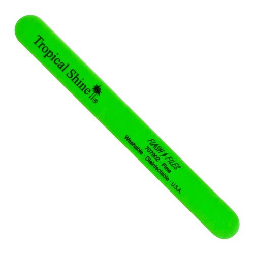 Tropical Shine Fine Green Nail File Washable