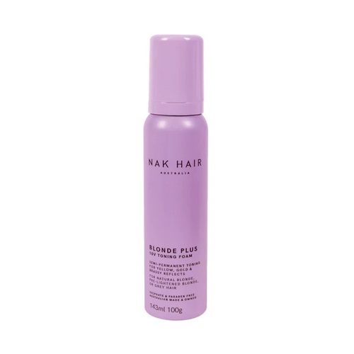 NAK Blonde Plus 10V Toning Foam 100g Mousse Colorante