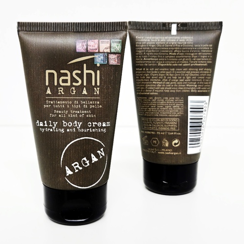 Nashi Argan Daily Body Cream 75ml Hydrating and Nourishing Cream