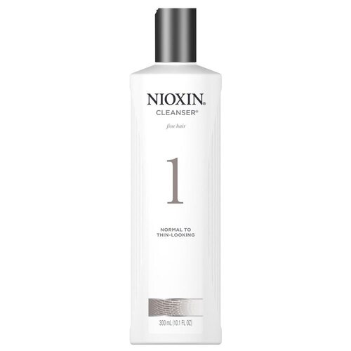 Nioxin System 1 Cleanser Shampoo 300ml for Normal To Thin Looking Hair