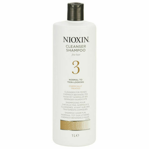 Nioxin System 3 Cleanser Shampoo 1L / 1000ml