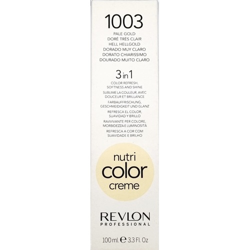 Revlon Nutri Color Filter 3 in 1 Colour Creme 1003 Pale Gold 100ml