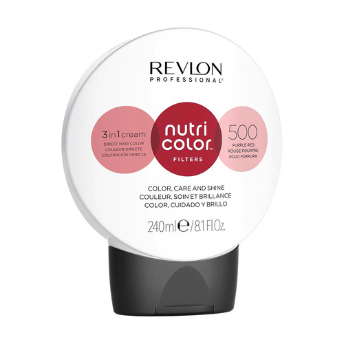 Revlon Nutri Color Filter 3 in 1 Colour Creme 500 Purple Red 240ml