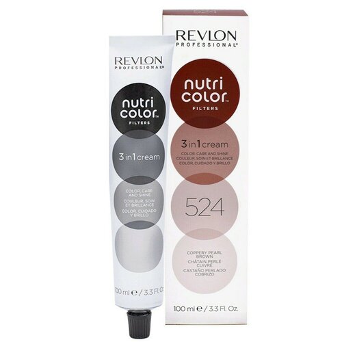 Revlon Nutri Color Filter 3 in 1 Colour Creme 524 Coppery Pearl Brown 100ml