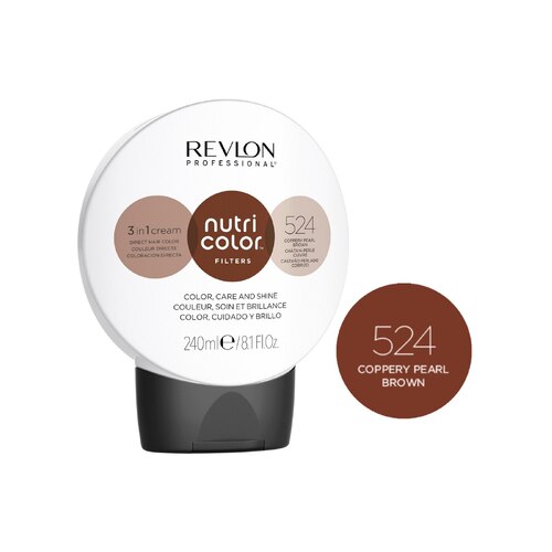Revlon Nutri Color Filter 3 in 1 Colour Creme 524 Coppery Pearl Brown 240ml