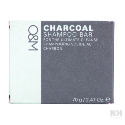 O&M Original & Mineral Charcoal Shampoo Bar Soap 70g