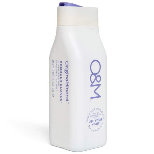 O&M Original & Mineral Conquer Blonde Silver Masque 250ml Mask