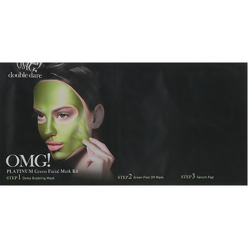 OMG Platinum Facial Mask Green Spa Collection Double Dare