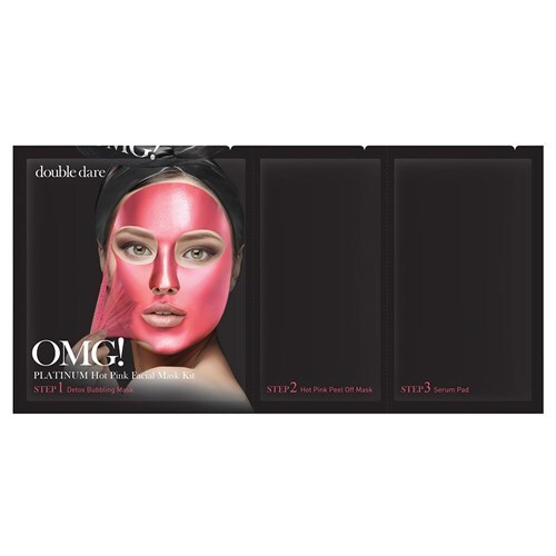 OMG Platinum Facial Mask Pink Double Dare Spa Collection