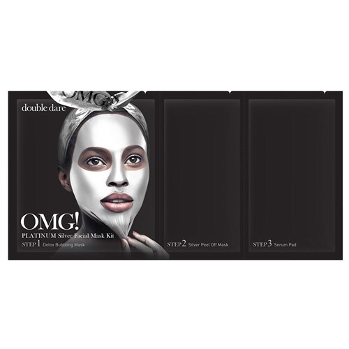 OMG Platinum Facial Face Mask Silver Double Dare Spa Collection