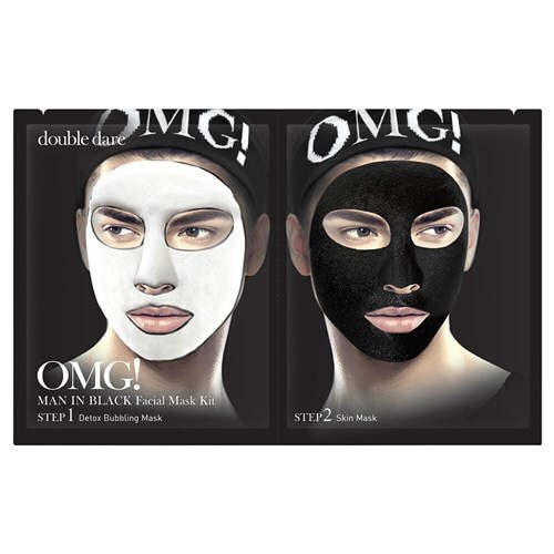 OMG 2 in 1 Man in Black Mask Double Dare Spa Collection