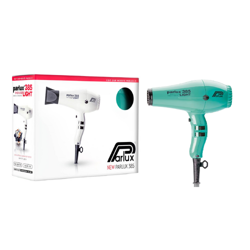Parlux 385 Power Light Ceramic Ionic Hair Dryer -  Aquamarine Hairdryer