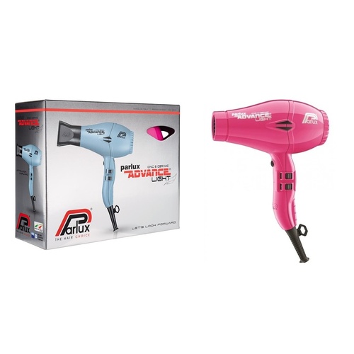 Parlux Advanced Light Ionic & Ceramic Hair Dryer - Fucsia Pink Hairdryer