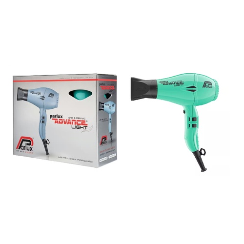 Parlux Advanced Light Ionic & Ceramic Hair Dryer - Azzurro Aqua Hairdryer
