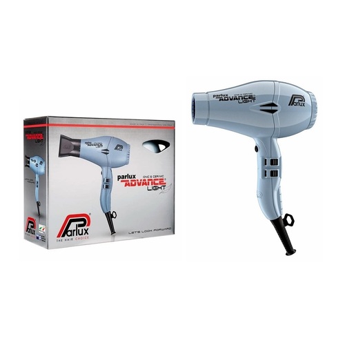 Parlux Advanced Light Ionic & Ceramic Hair Dryer - Ice Blue Hairdryer