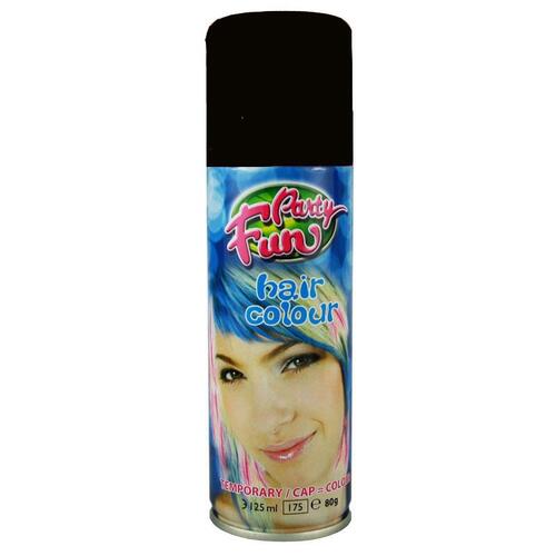 Party Fun Temporary Hair Colour BLACK 125ml